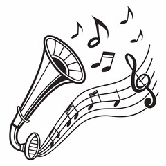 Music note new quality design 