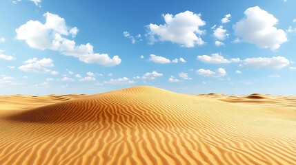 Desert dune landscape, sunny day