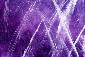 Obraz premium Abstract purple background with intersecting white lines creating a textured surface view