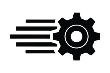 gear icon vector illustration