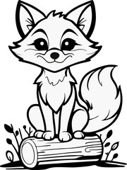 Unique Fox Logo, Fox Illustration, Fox Vector