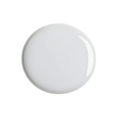 White blank badge. Glossy round button. Pin badge mockup isolated on white background. Ai Generated Images