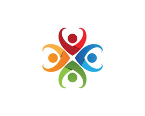 Community people care logo and symbols template..
