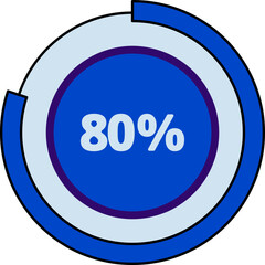 Infographic Progress Chart Element
