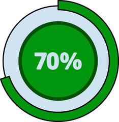 Infographic Progress Chart Element