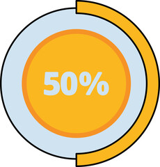 Infographic Progress Chart Element
