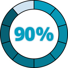 Infographic Progress Chart Element