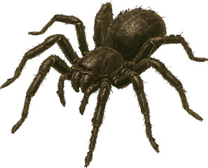 4K Spider Illustration