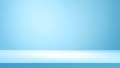 Obraz premium blue background with white wall