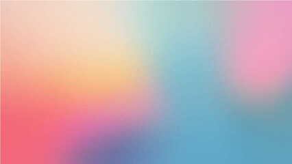 Abstract colorful rainbow gradient pattern with geometric shapes and light texture.