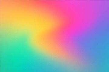 Abstract bright rainbow wave pattern with colorful light spectrum gradient.