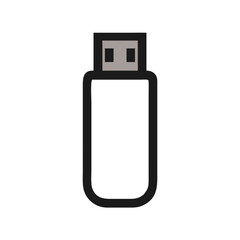 USB drive icons, vector .white background