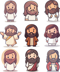 Cartoon Jesus illustration
