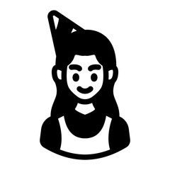 woman birthday solid style