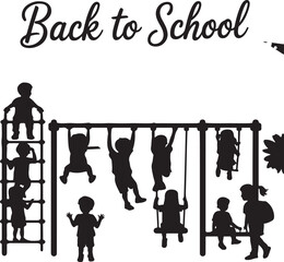 "Back to School Vector | Kids and Supplies Clipart"

"School Silhouette Bundle | Students & Classroom SVG"

"Back to School Illustration | Education Vector Set"

"Children Going to School | Backpack S