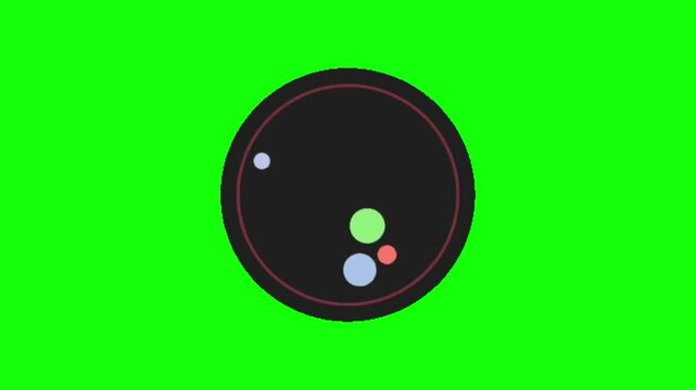 vector illustration of an easter egg with green background