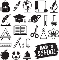"Back to School Vector | Kids and Supplies Clipart"

"School Silhouette Bundle | Students & Classroom SVG"

"Back to School Illustration | Education Vector Set"

"Children Going to School | Backpack S