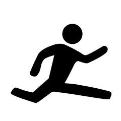 Jumping Figure Illustration