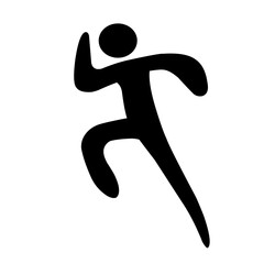 Jumping Figure Illustration