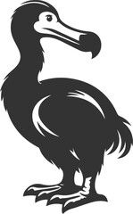 Dodo bird vector artwork drawing silhouette © LUTHFAN NAHAR LABONY
