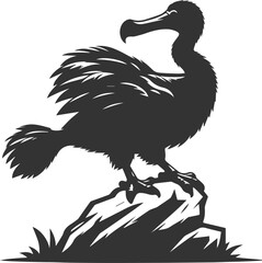 Dodo bird vector artwork drawing silhouette © LUTHFAN NAHAR LABONY