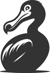 Dodo bird vector artwork drawing silhouette © LUTHFAN NAHAR LABONY