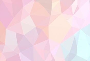 Pastel polygonal geometric background design.