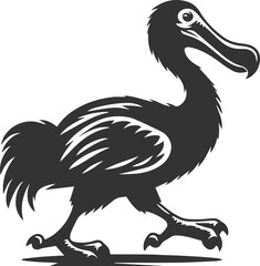 Dodo bird vector artwork drawing silhouette © LUTHFAN NAHAR LABONY