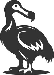 Dodo bird vector artwork drawing silhouette © LUTHFAN NAHAR LABONY