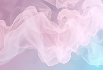 Delicate, flowing fabric in pastel shades.