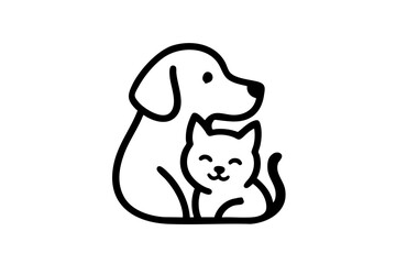 Dog and Cat Pet Shop Logo