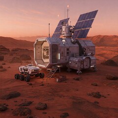 Mars spacial station 