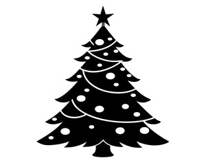 Holiday Tree Silhouette Vector Bundle – Christmas Tree Illustration SVG