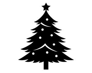 Holiday Tree Silhouette Vector Bundle – Christmas Tree Illustration SVG