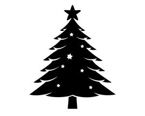 Holiday Tree Silhouette Vector Bundle – Christmas Tree Illustration SVG