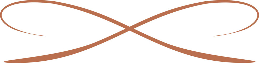 Elegant Decorative Wavy Line Element