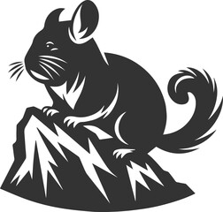 chinchilla rodent artwork vector