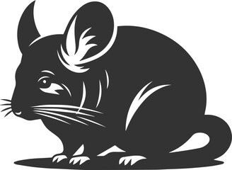 chinchilla rodent artwork vector