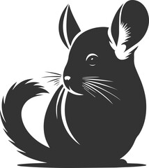 chinchilla rodent artwork vector