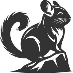 chinchilla rodent artwork vector