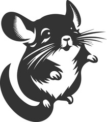 chinchilla rodent artwork vector