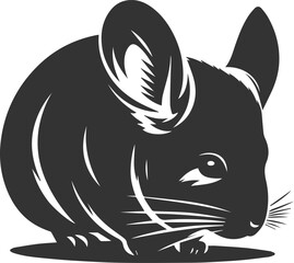 chinchilla rodent artwork vector