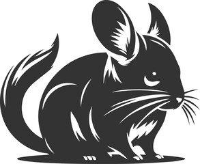 chinchilla rodent artwork vector