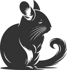 chinchilla rodent artwork vector