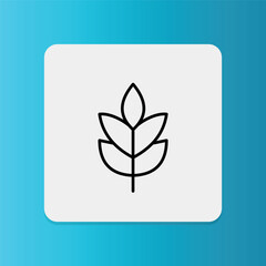 Wheat stalk icon symbolizing gluten-free products.