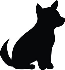 Dog Silhouette for Craft Projects