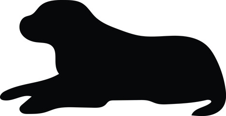 Dog Silhouette for Craft Projects