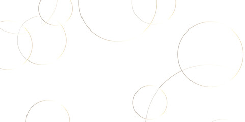 .Abstract gold circle lines on white background. circle white abstract geometric background with soft light white paper circles . Digital geometric technology businesses illustration vector shape.