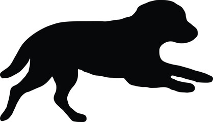 Dog Silhouette for Craft Projects