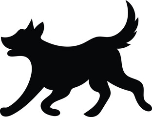 Dog Silhouette for Craft Projects